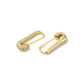 Mini Pave Safety Pin Earrings