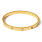 Hinged Full Moon Bracelet
