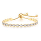 Oval Tennis Slider Bracelet