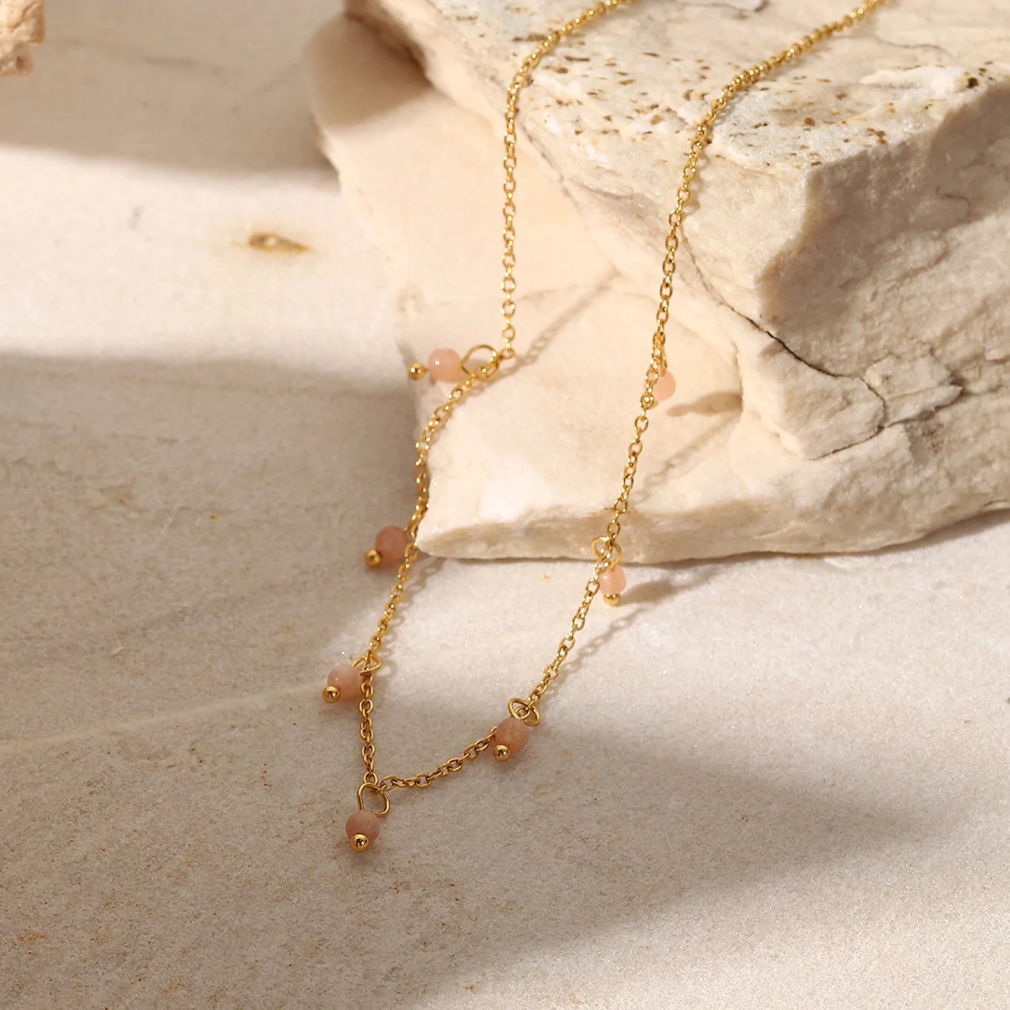 Pink Tassels Necklace