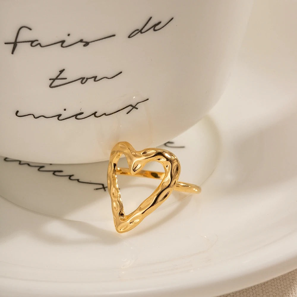 Heart Of Gold Ring