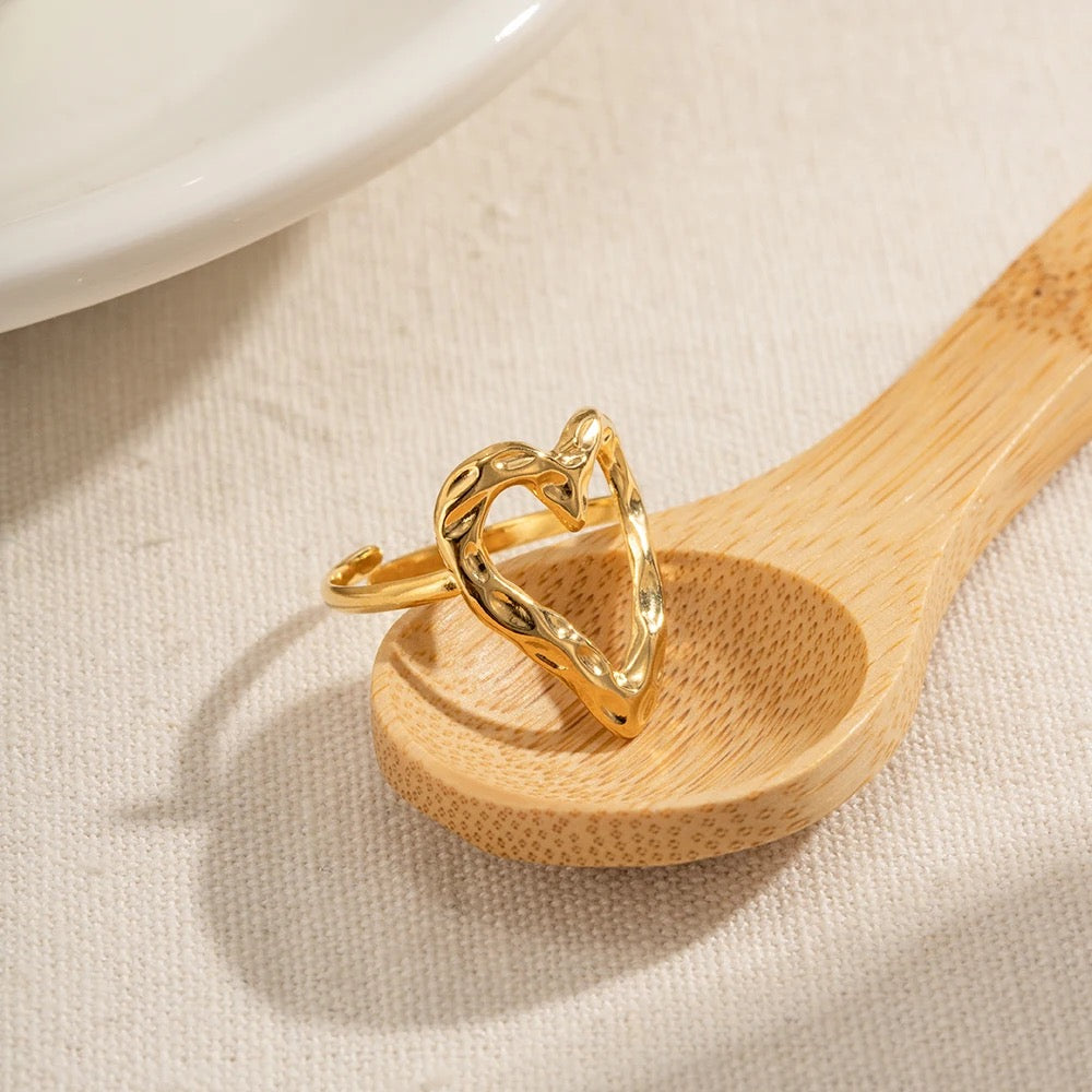 Heart Of Gold Ring