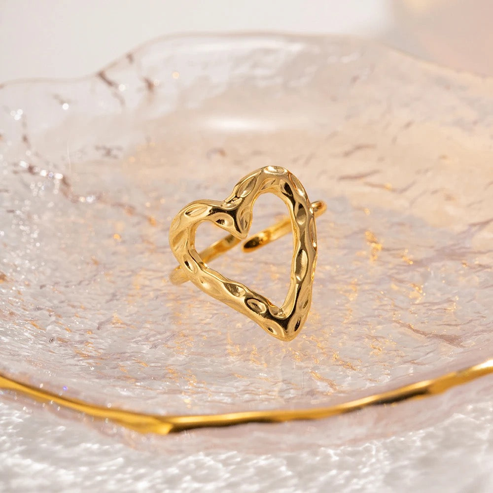 Heart Of Gold Ring