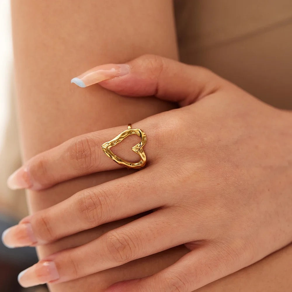 Heart Of Gold Ring