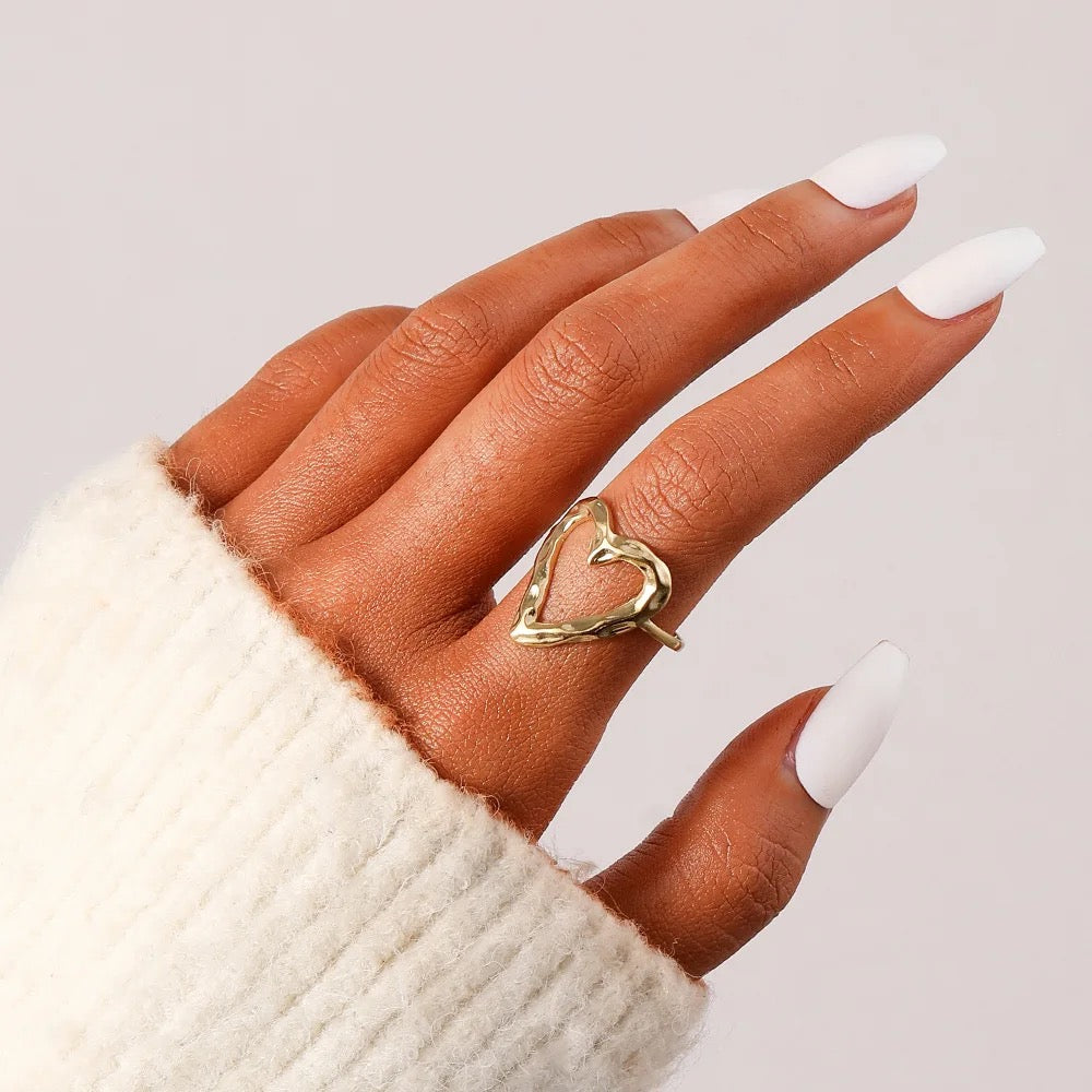 Heart Of Gold Ring