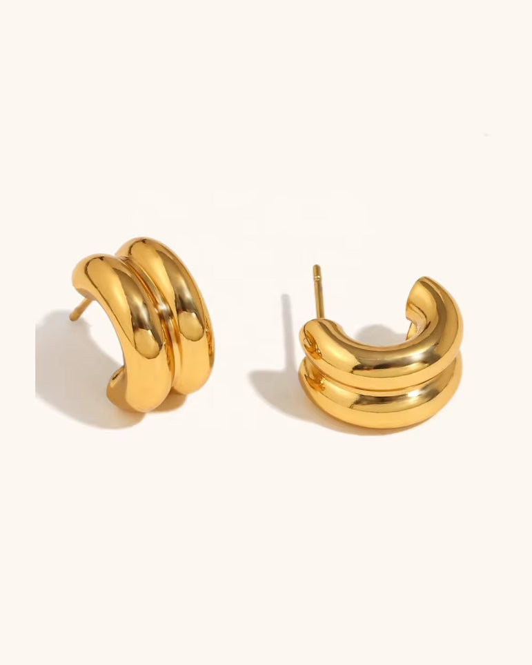 Tiny Twin Earrings