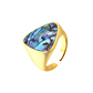 Natural Abalone Shell Ring
