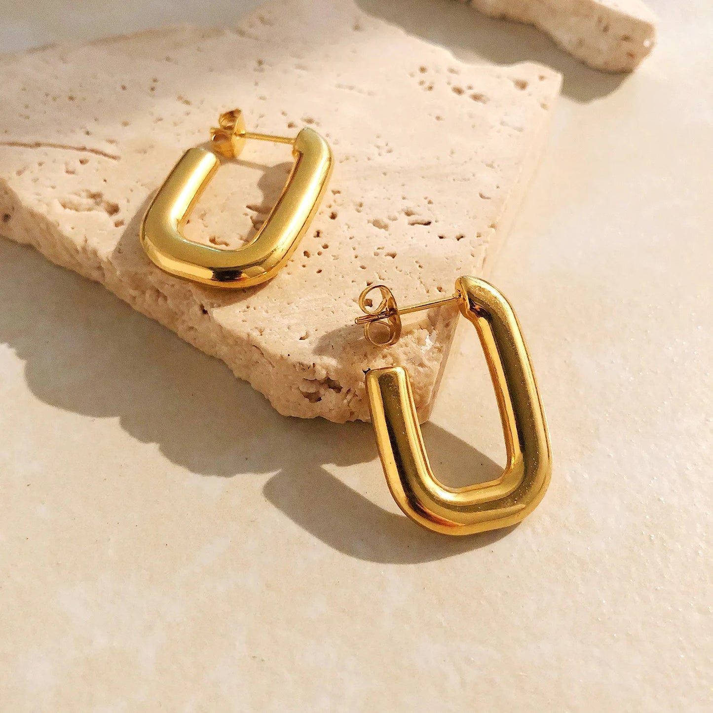 Open U-Shaped Earrings