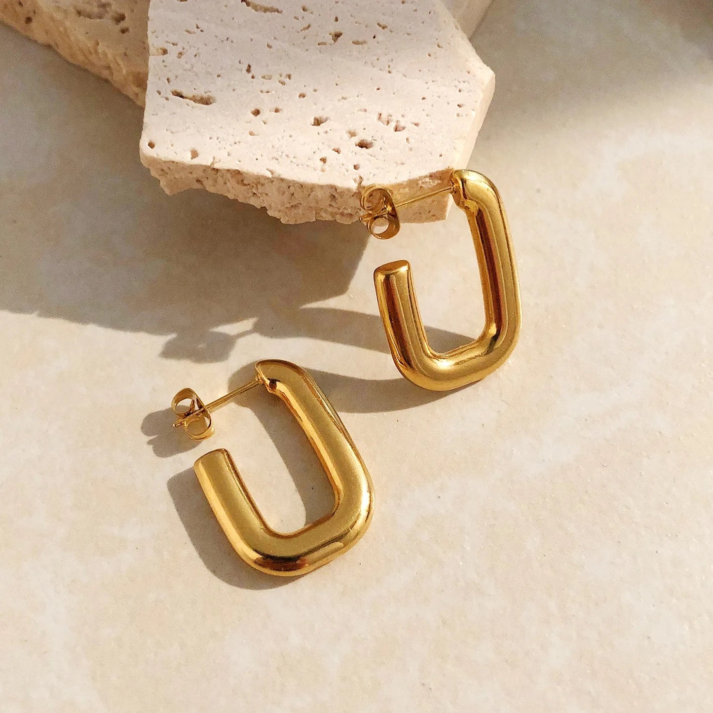 Open U-Shaped Earrings