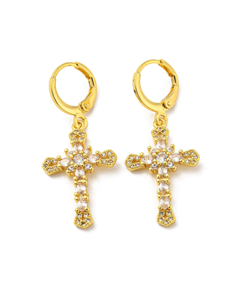 Glory Cross Earrings
