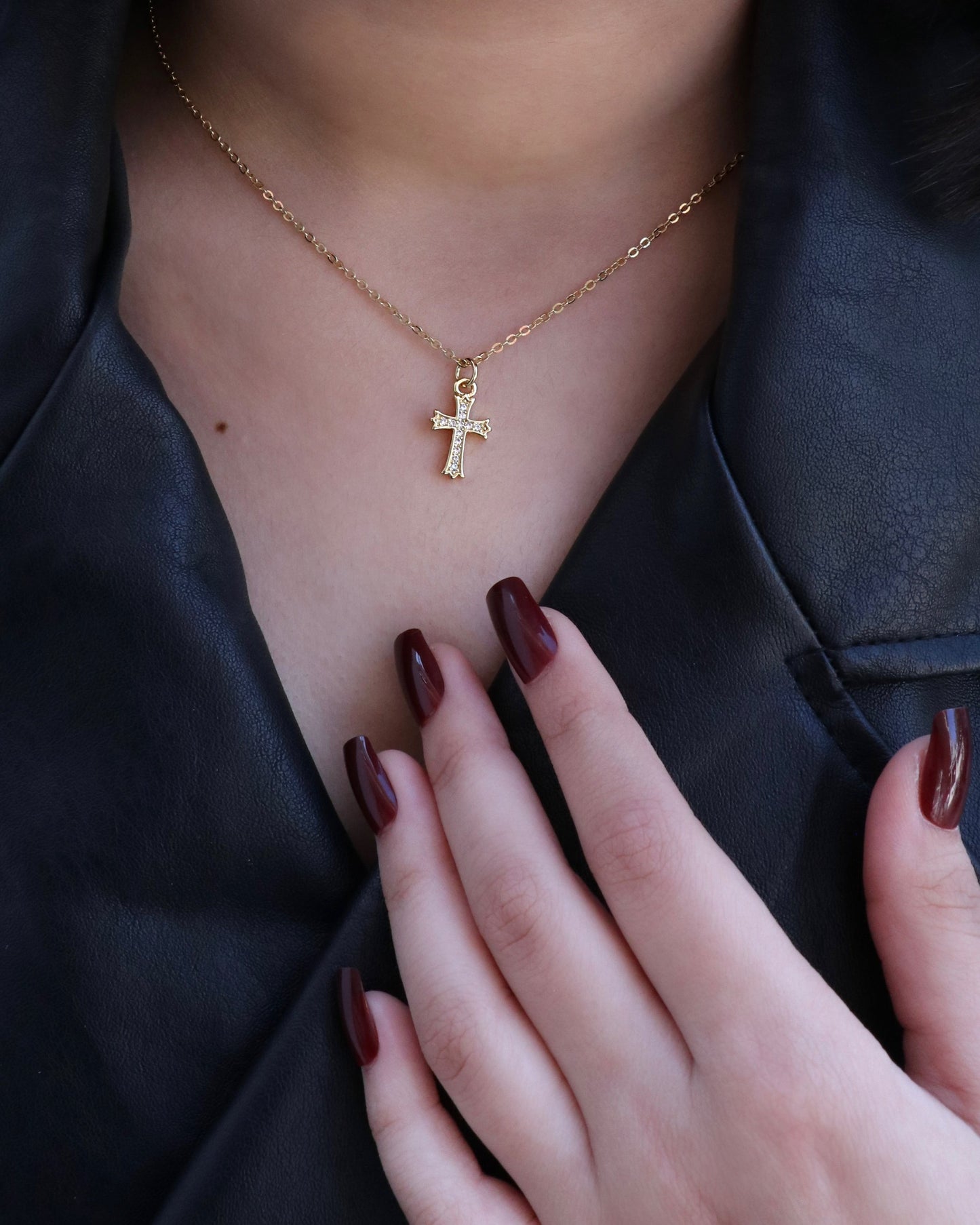Mini Cross Necklace