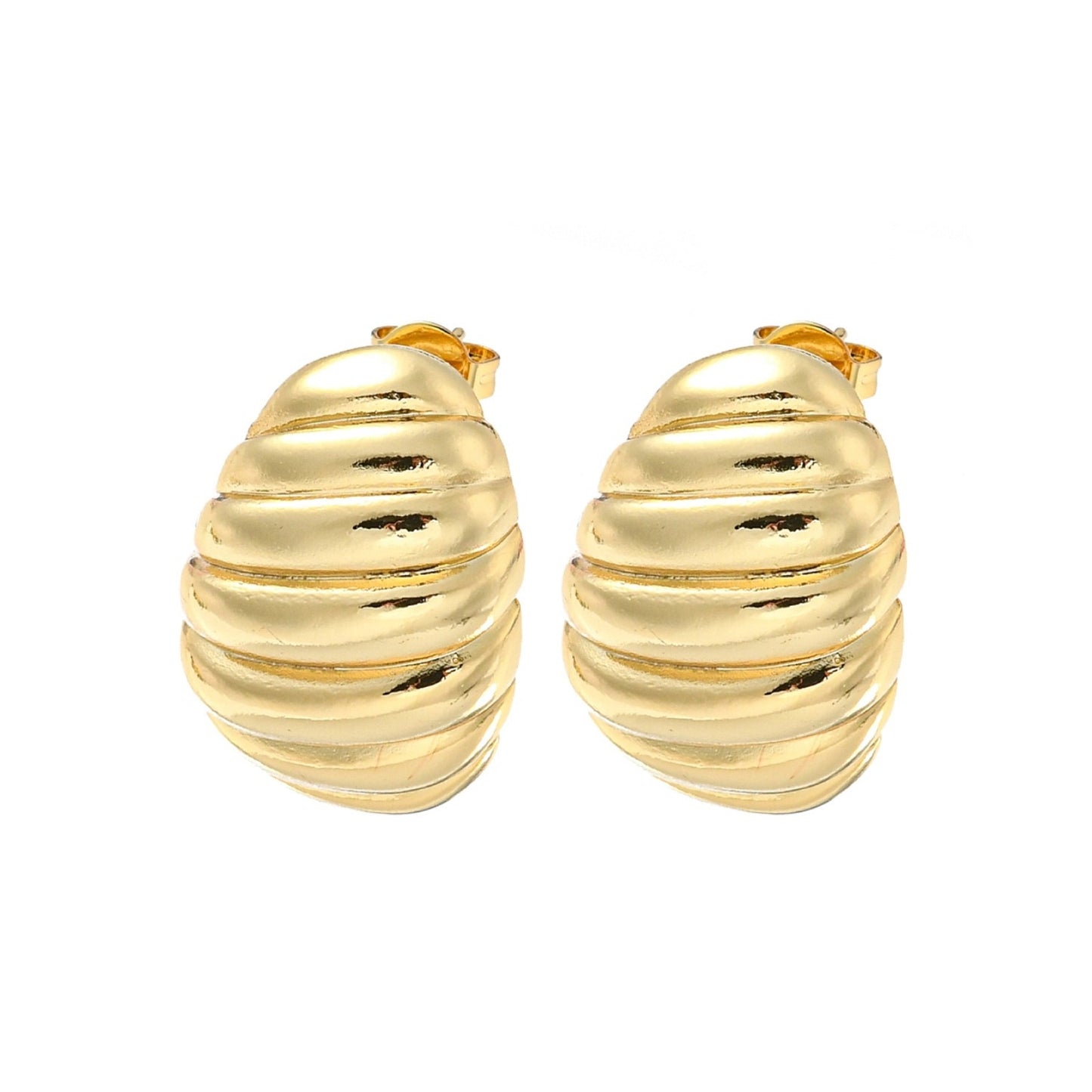 Chunky Croissant Earrings