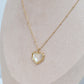 Cosmic Heart Shell Necklace