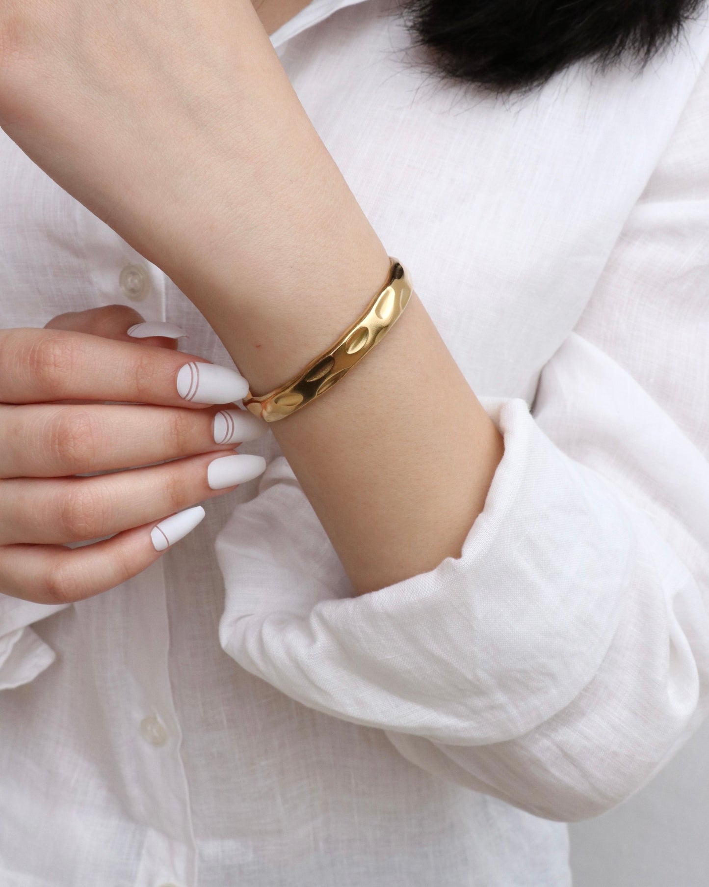 Hammered Bangle