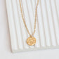 Detailed Hamsa Hand And Evil Eye Necklace