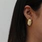 Chunky Croissant Earrings