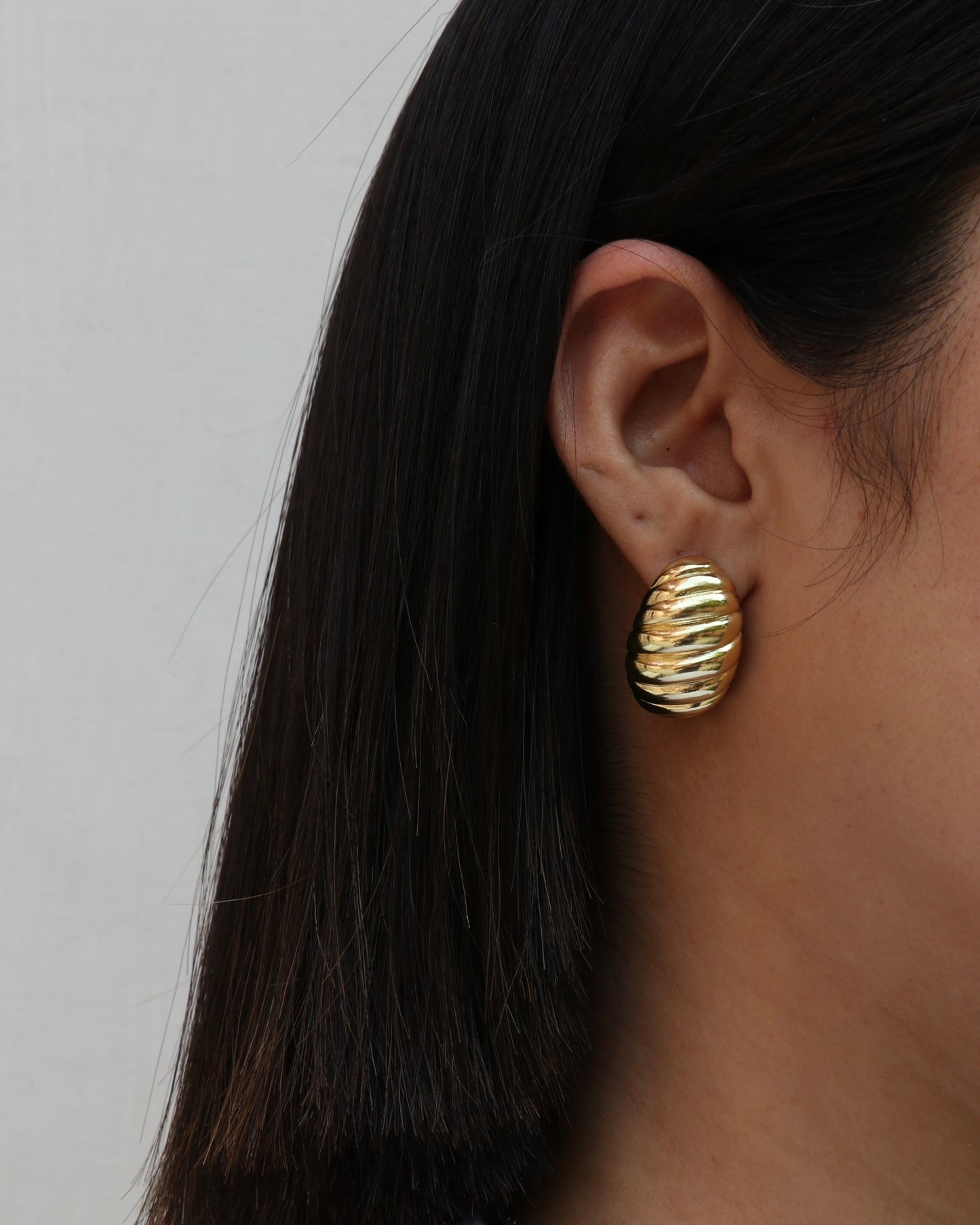 Chunky Croissant Earrings