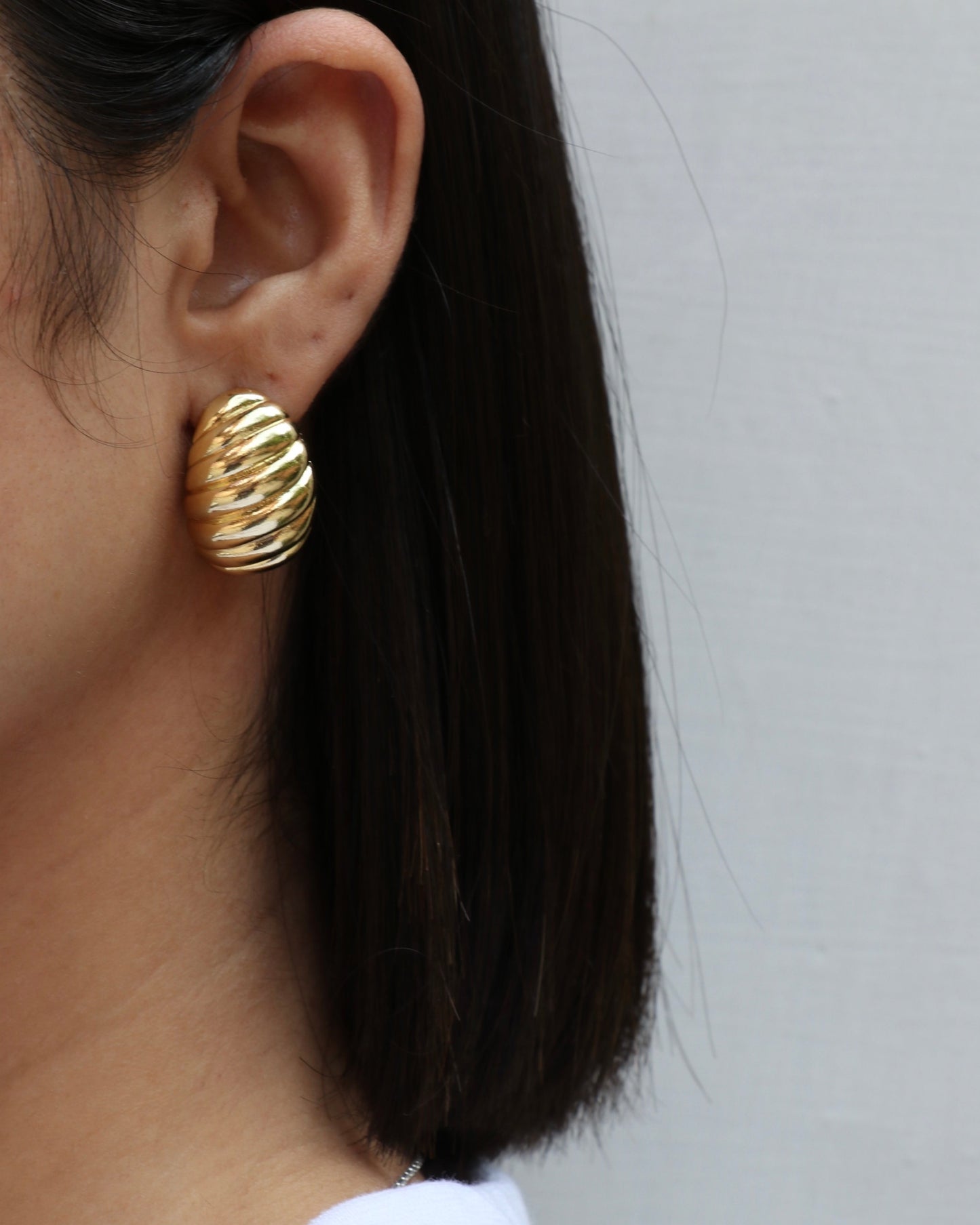 Chunky Croissant Earrings