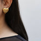 Striped Heart Earrings