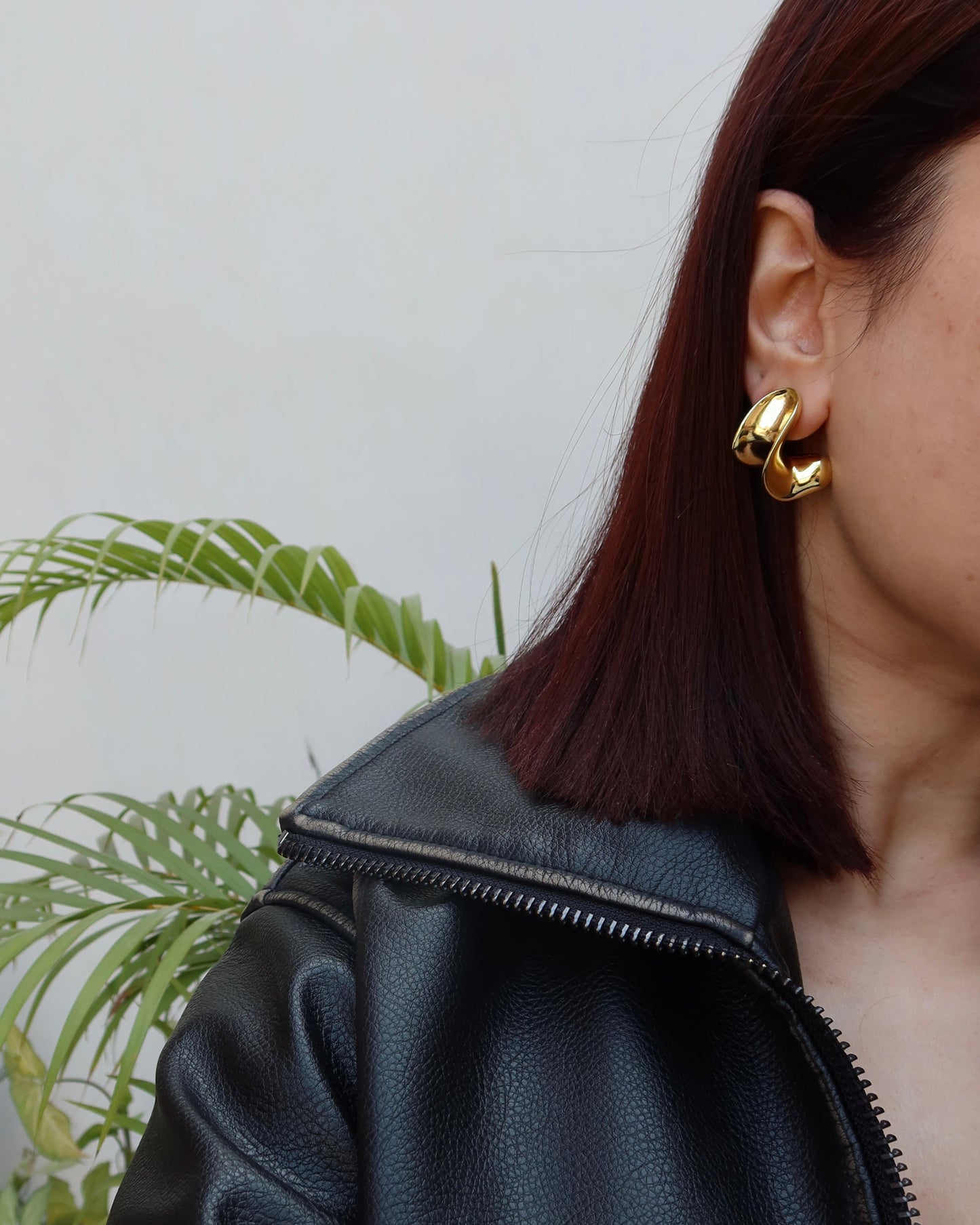 Molten Form Earrings