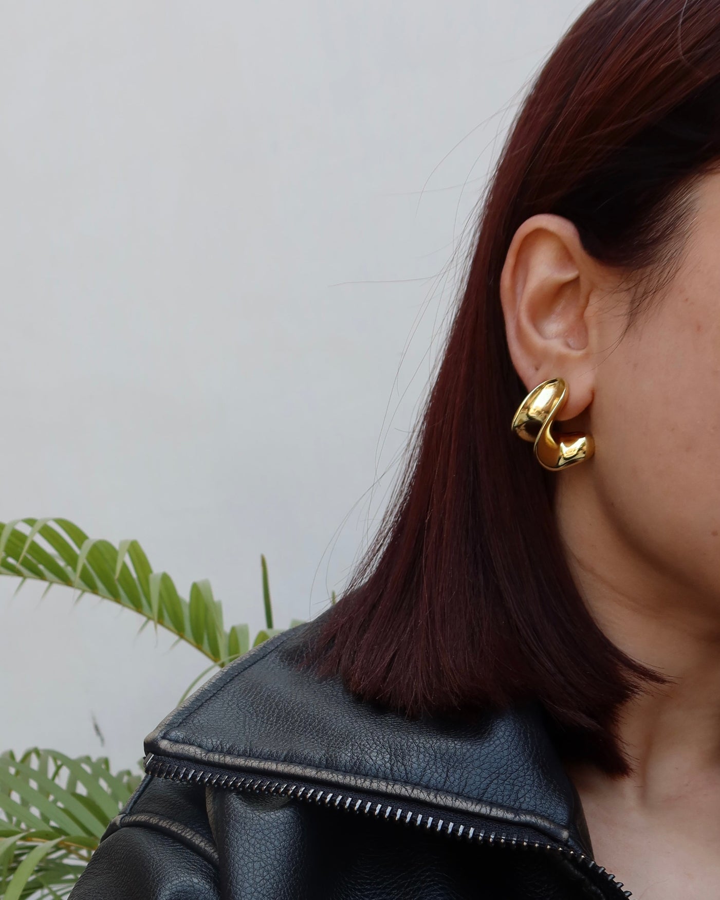 Molten Form Earrings