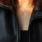 Mini Halo Cross Necklace