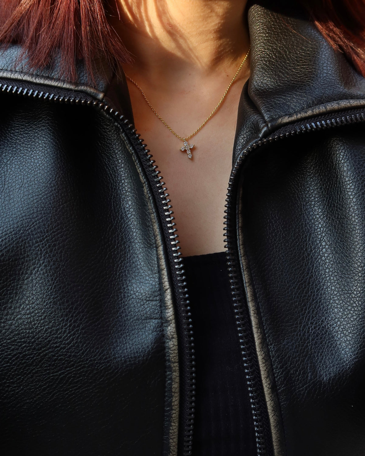 Mini Faith Cross Necklace