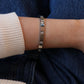 Hinged Full Moon Bracelet