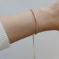 Oval Tennis Slider Bracelet