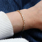 Oval Tennis Slider Bracelet