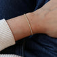 Dainty Tennis Slider Bracelet