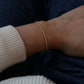 Dainty Tennis Slider Bracelet