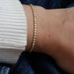Dainty Tennis Slider Bracelet