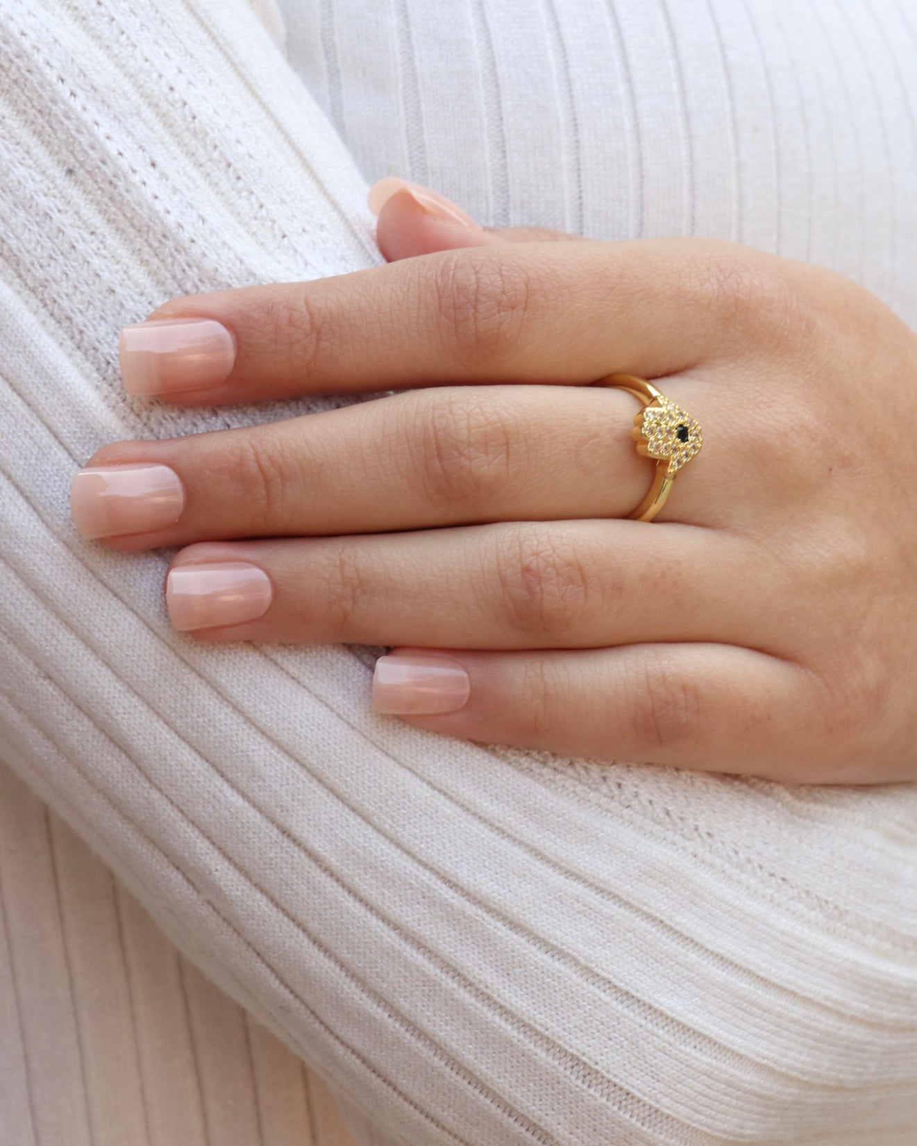 Hamsa Hand Ring