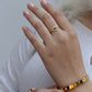 Dainty Evil Eye Ring