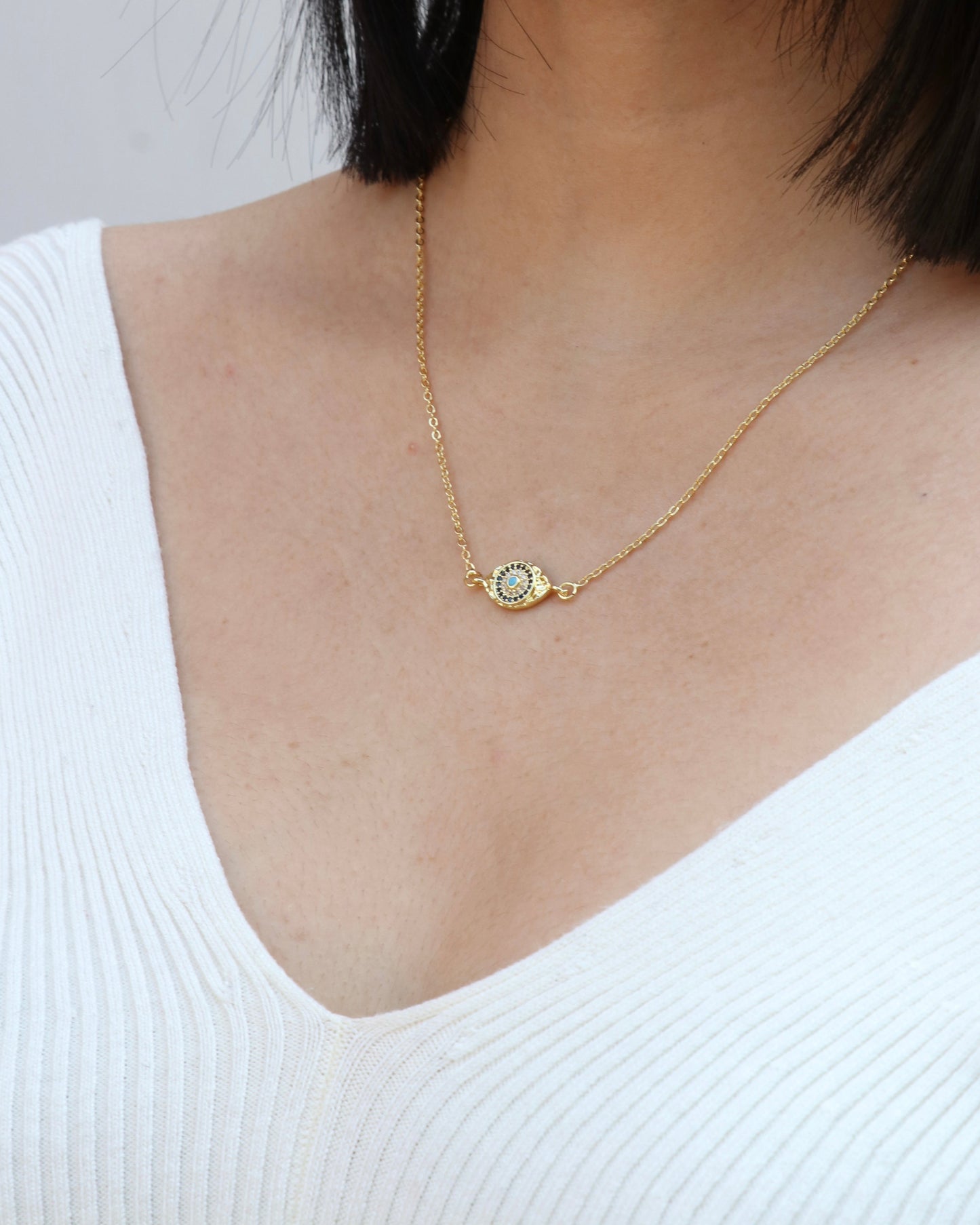 Divine Gaze Evil Eye Necklace