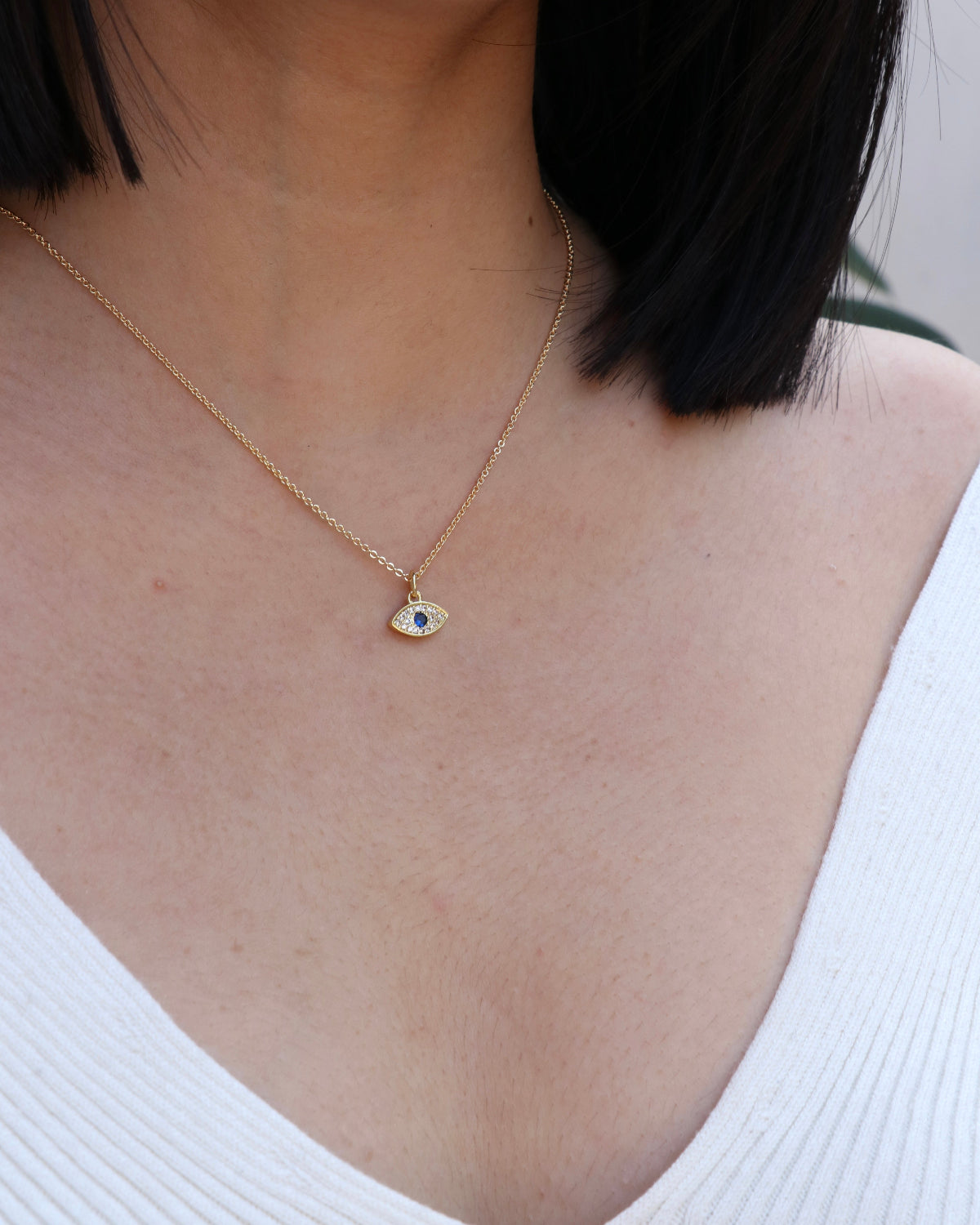Mini Evil Eye Necklace