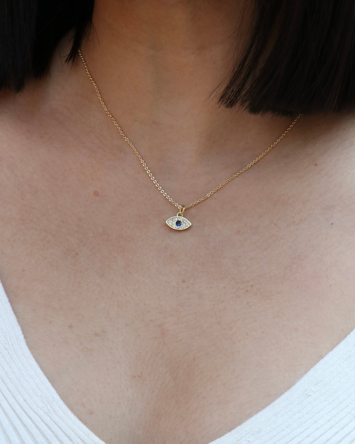 Mini Evil Eye Necklace