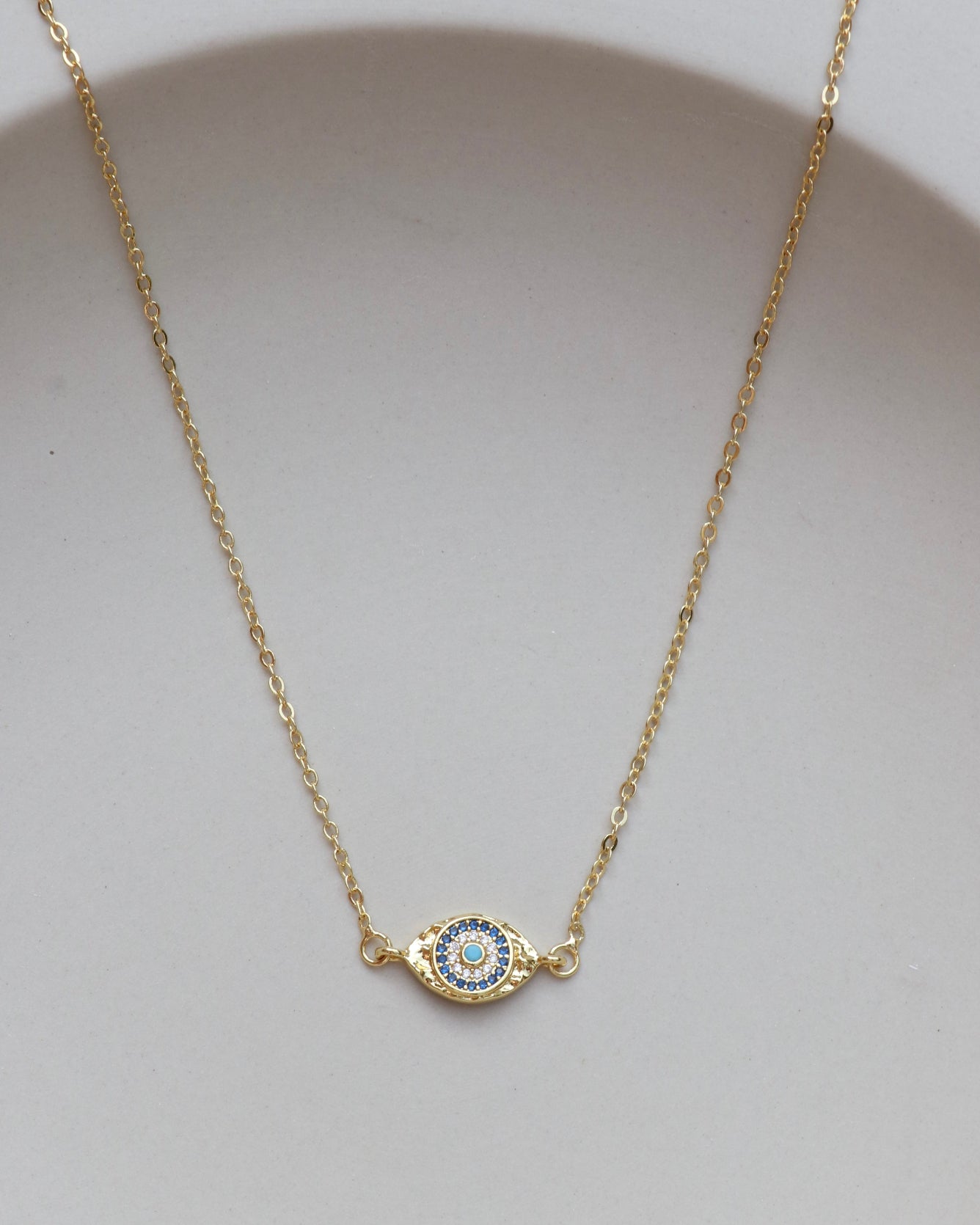 Divine Gaze Evil Eye Necklace