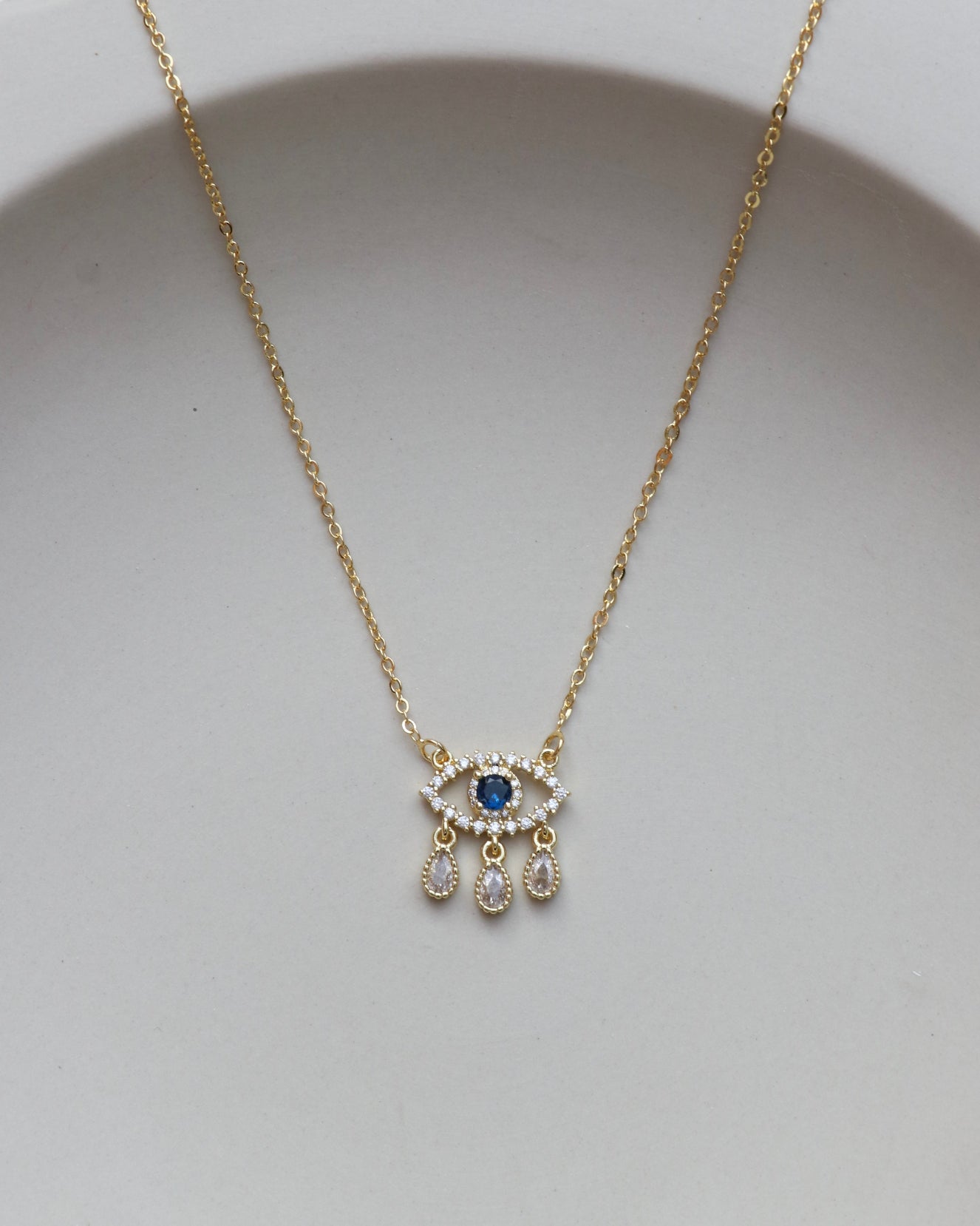 Guardian Tears Evil Eye Necklace