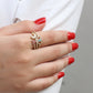 Celestia Shield Ring