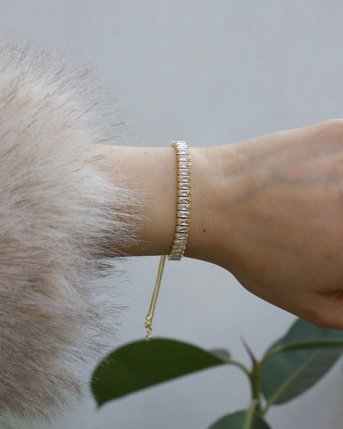 Aurora Tennis Slider Bracelet