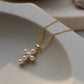 Pearl Cross Necklace