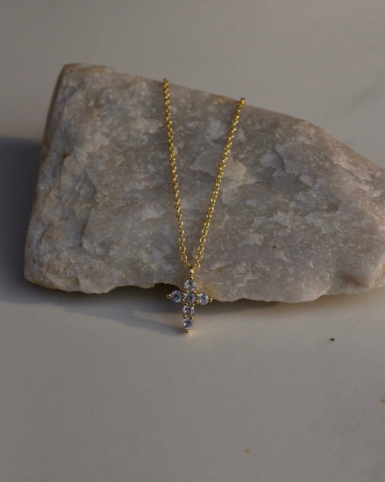Mini Faith Cross Necklace