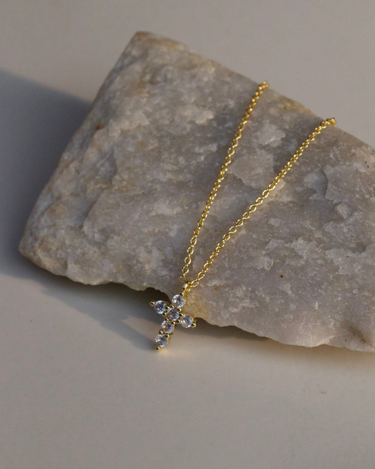Mini Faith Cross Necklace