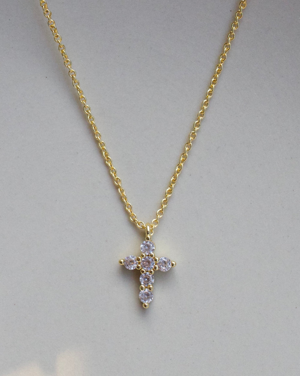 Mini Faith Cross Necklace