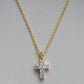Mini Bless Cross Necklace