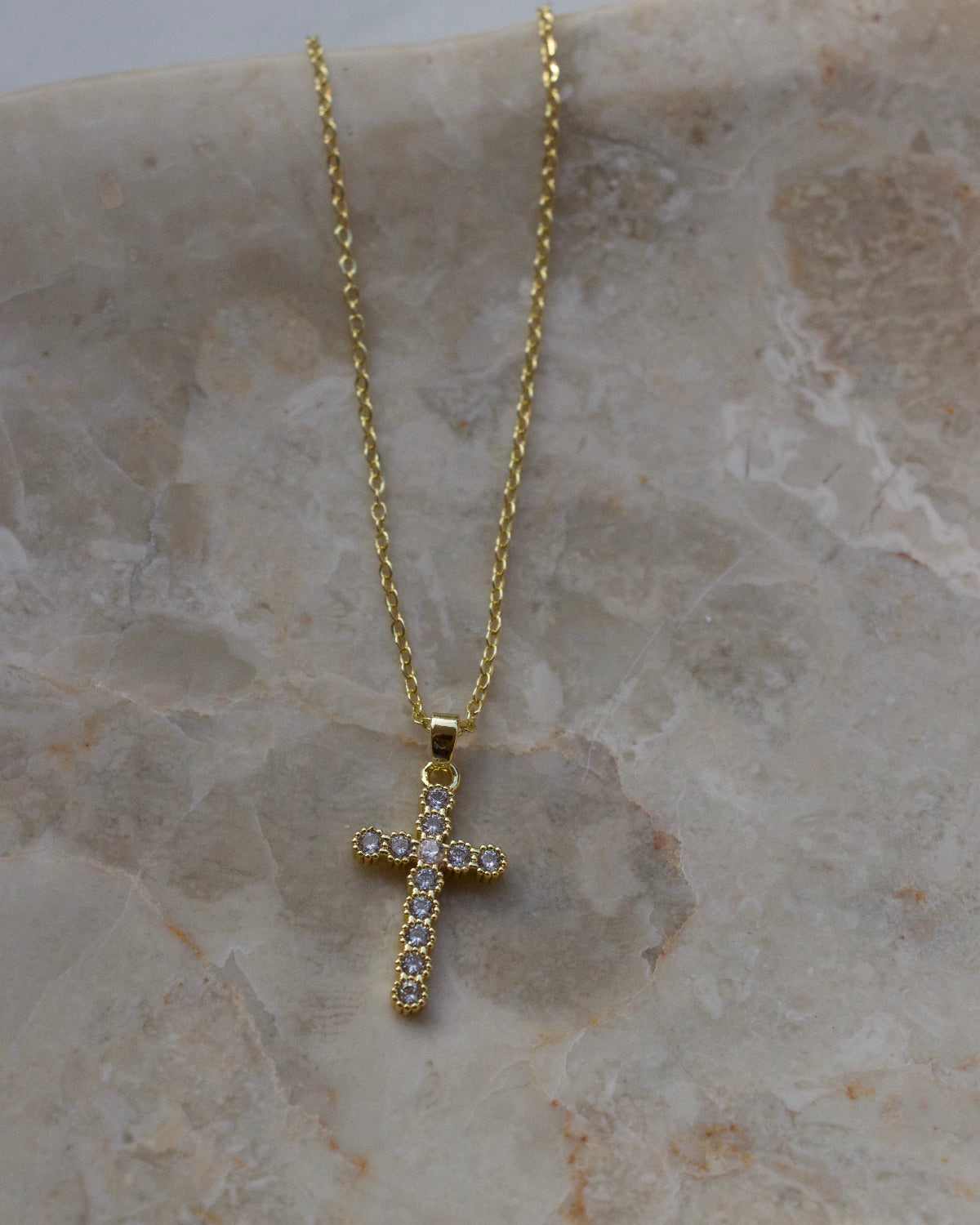 Aura Cross Necklace