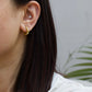Mini Marquise Hoops