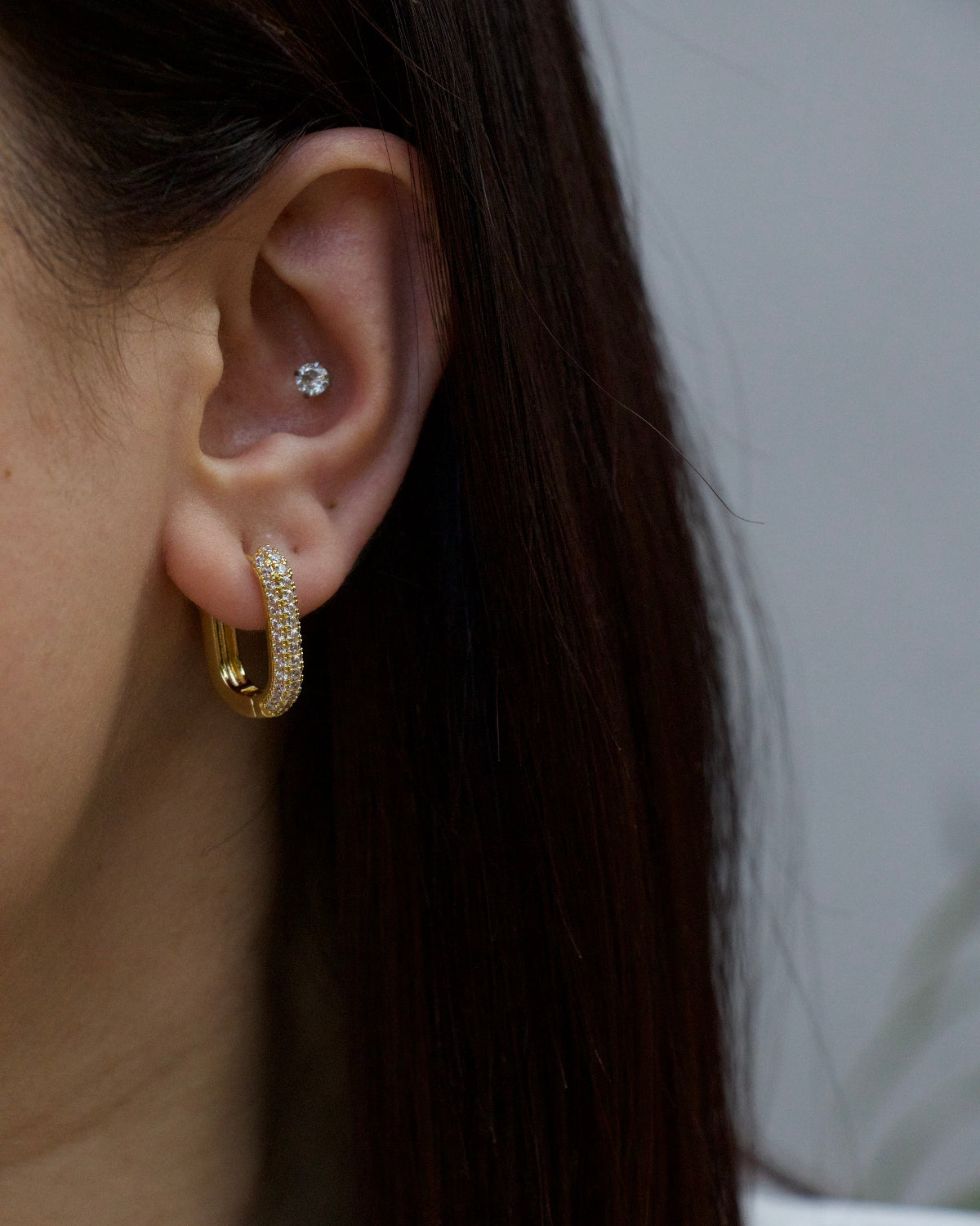 Lucent Curve Hoops